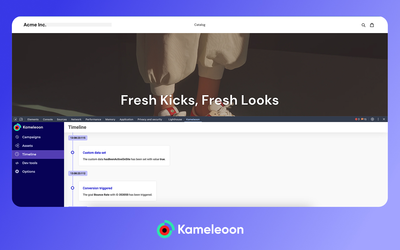 Kameleoon Debug Assistant