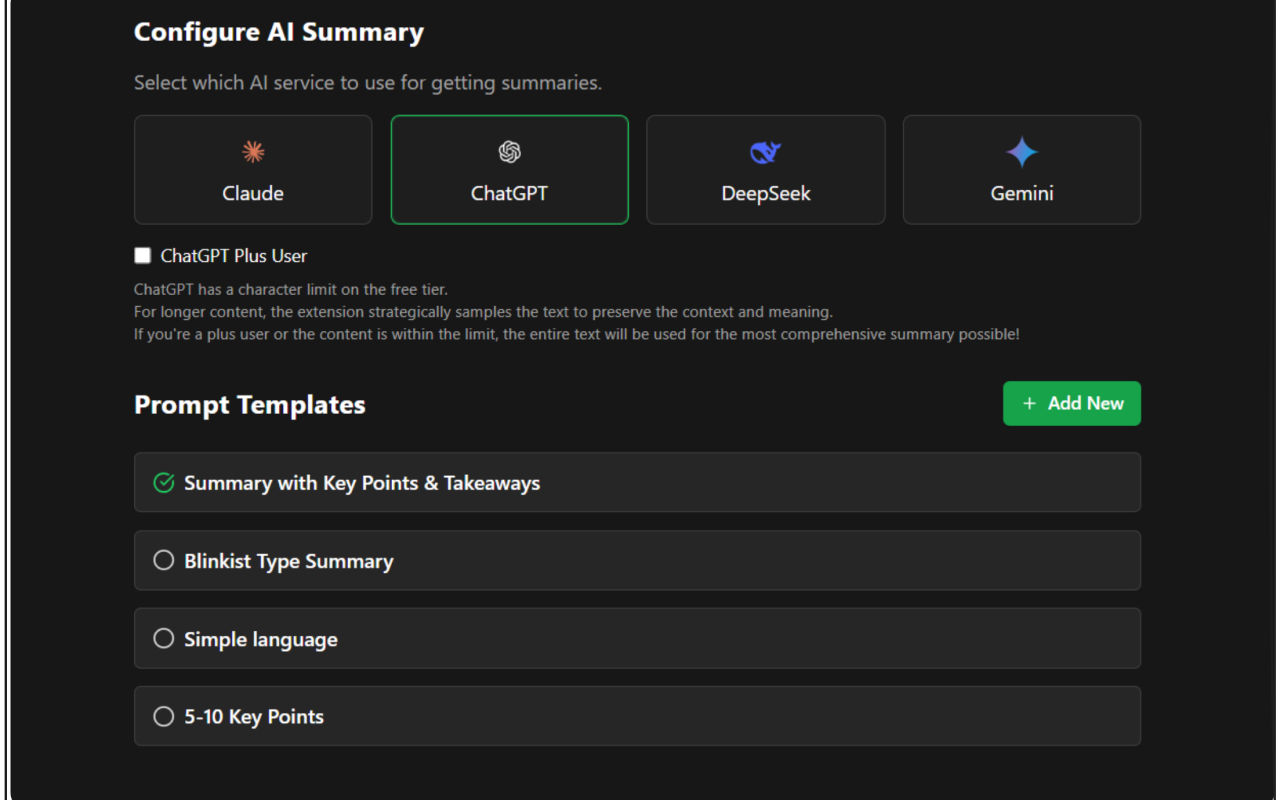 justTLDR: Free AI YouTube Summarizer & Web Summarizer