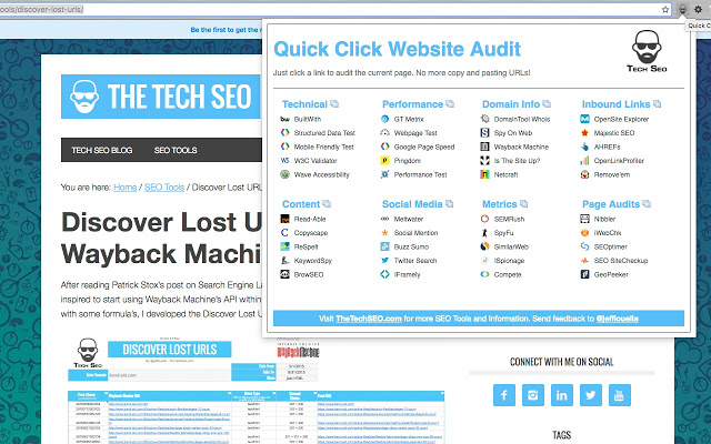 Quick Click Website Audit