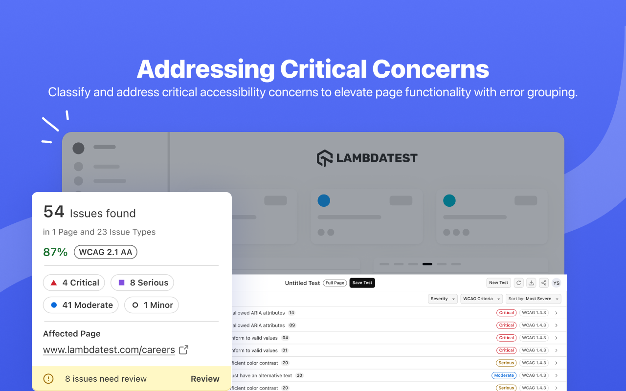 LambdaTest Accessibility DevTools