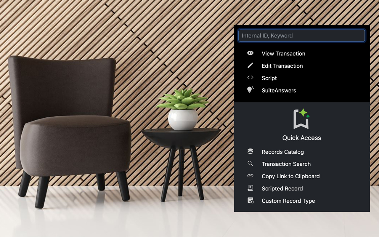 Quick Access for NetSuite