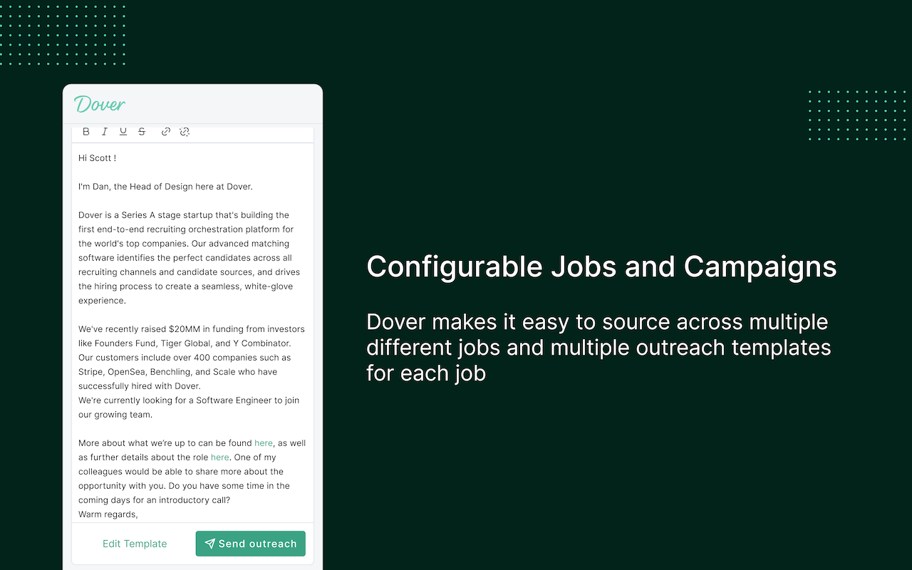 Dover Sourcing Extension
