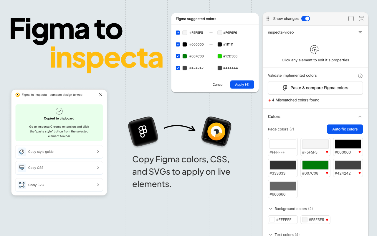 Inspecta - visual QA and CSS editor