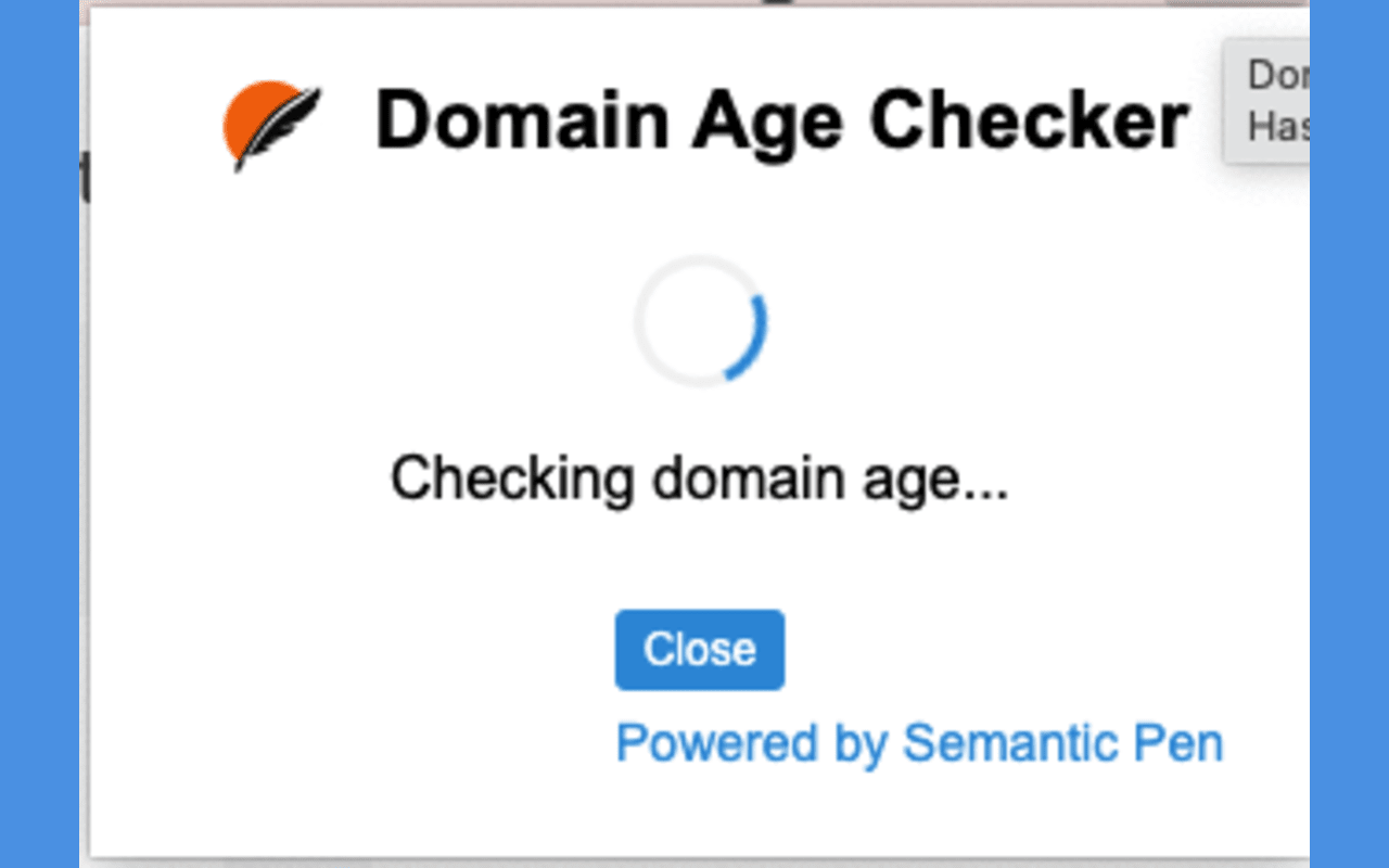 Domain Age Checker by Semantic Pen