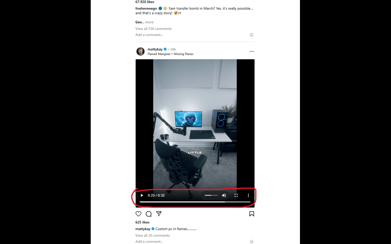 Instagram Fullscreen Viewer