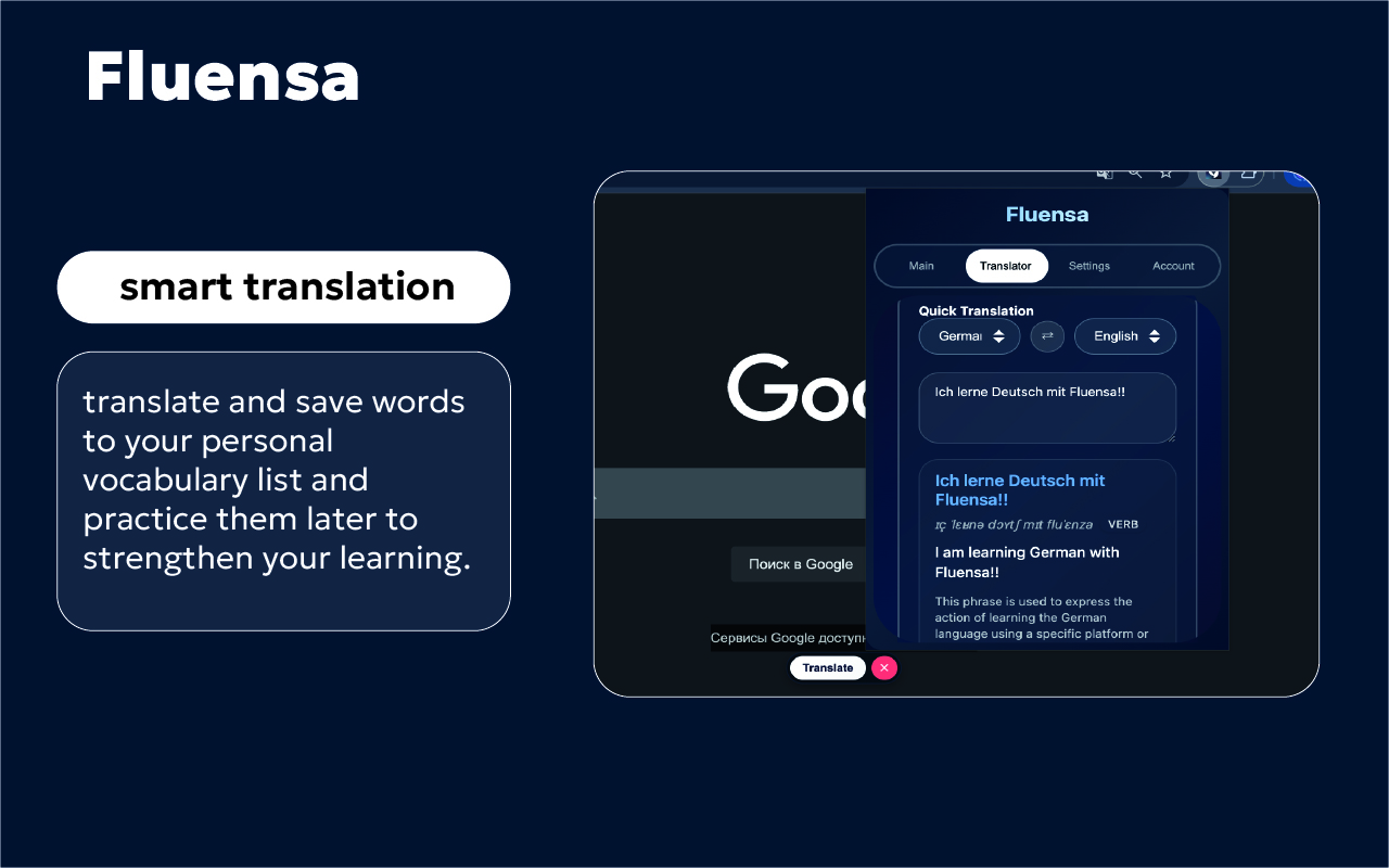 Fluensa - Smart Translation Assistant