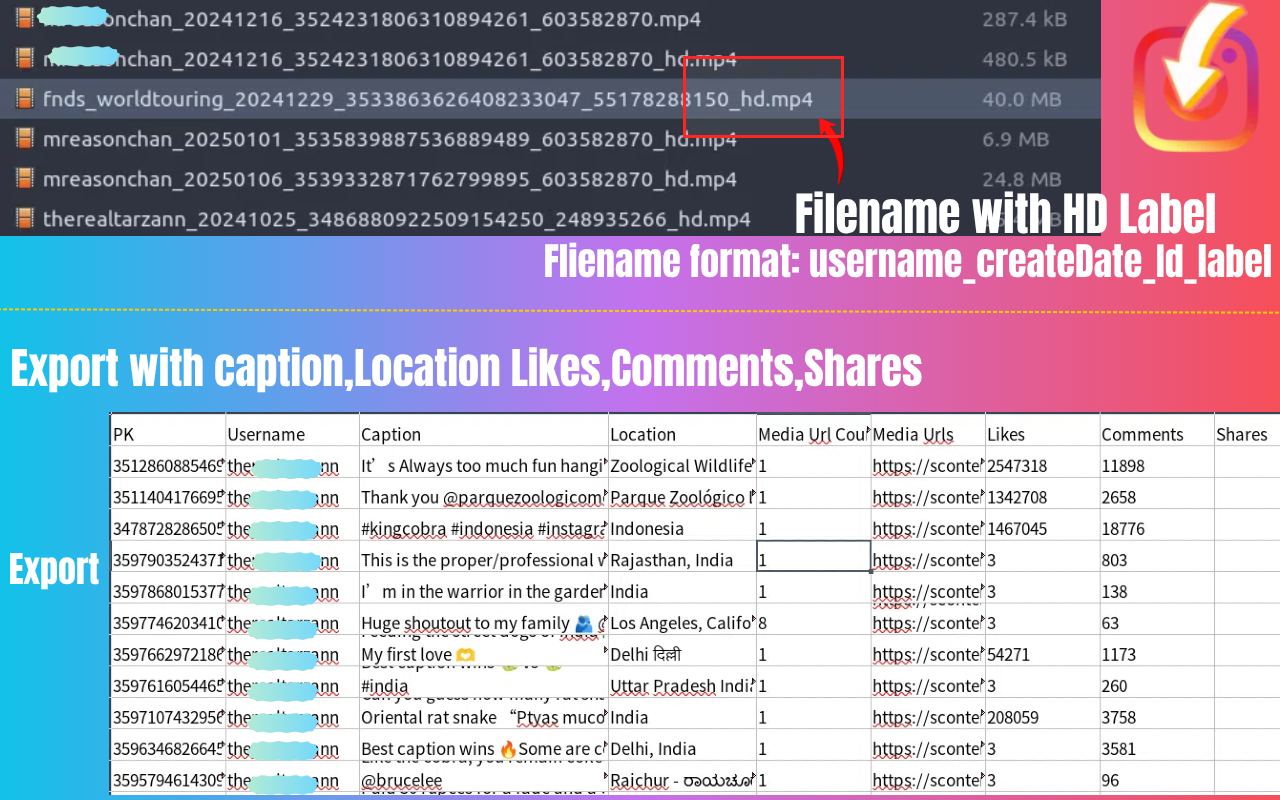 HD Downloader for Instagram - High Definition Video