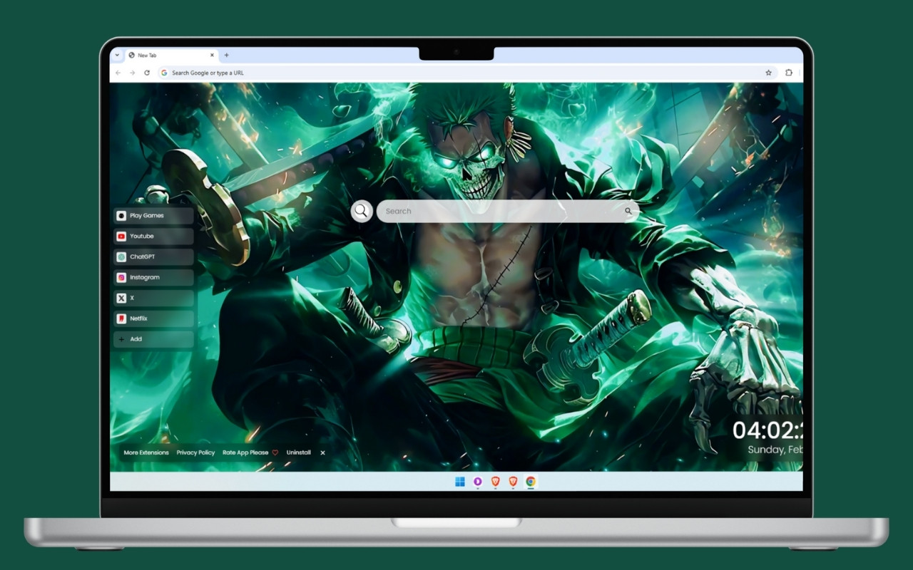 One Piece - Undead Roronoa Zoro Live Wallpaper