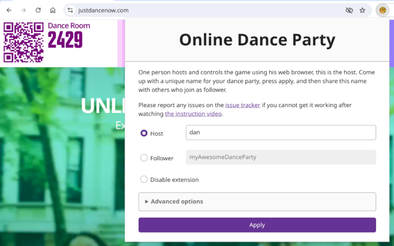 Online Dance Party