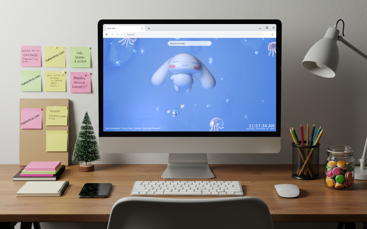 Cinnamoroll in Ocean Live Wallpaper