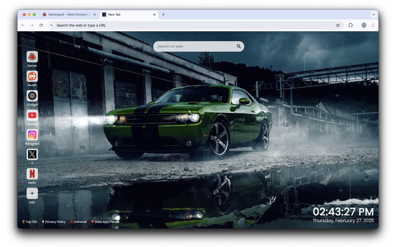 Dodge Challenger SRT Live Wallpaper