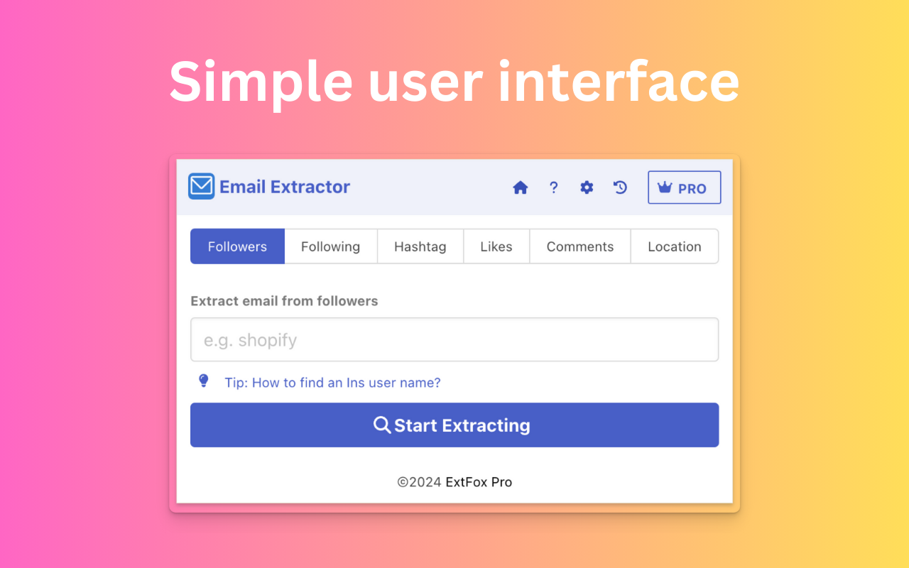 Email Extractor - Email Scraper and Extractor for Social Media