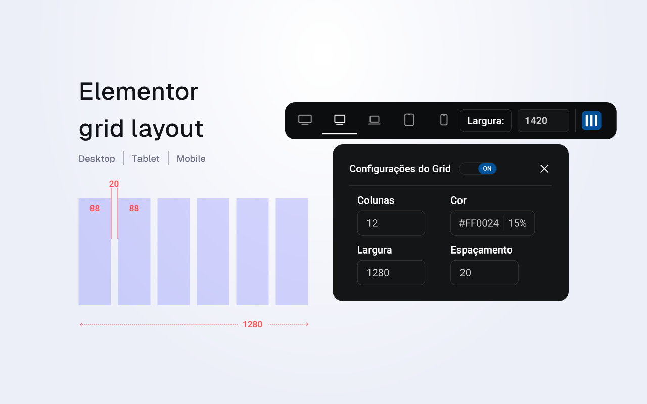 Elementor Width Display