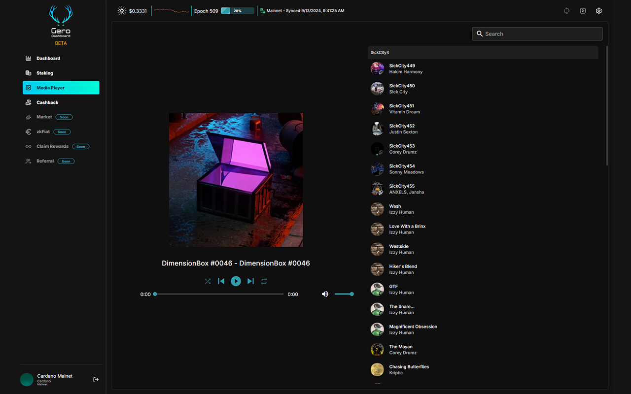 Gero Dashboard (Beta)