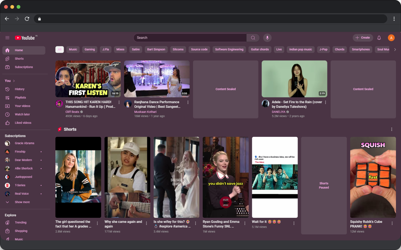 YouTube™ Focus Mode - Study & Work Without Distractions