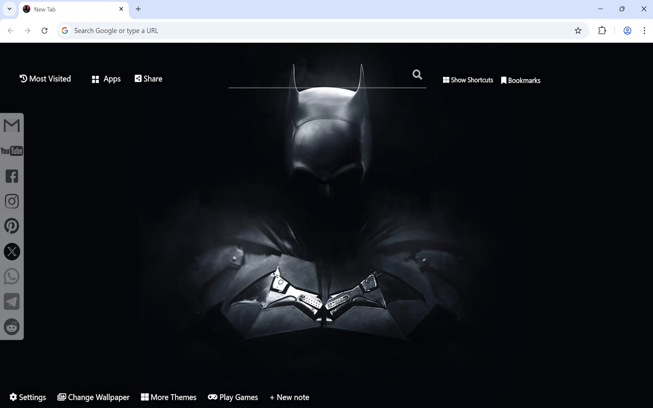 The Batman Wallpaper New Tab