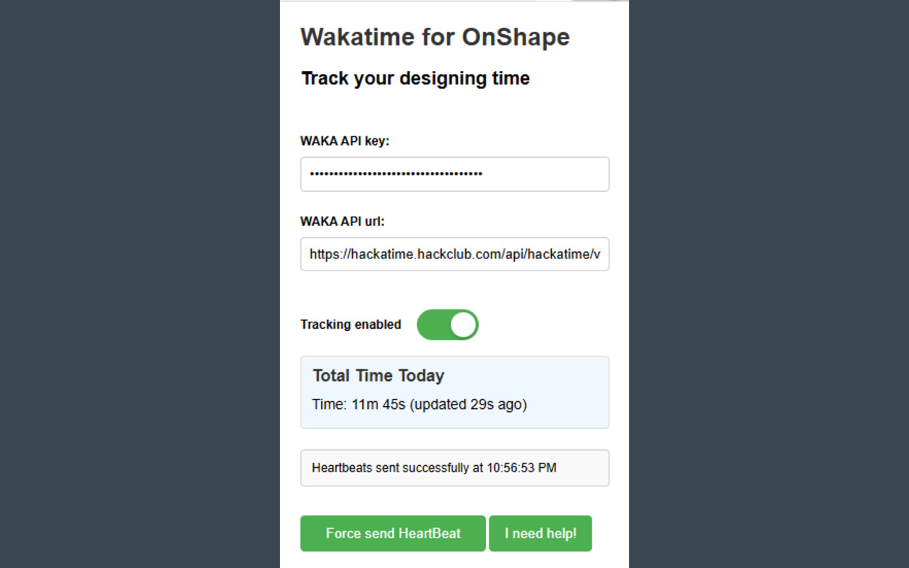 Onshape-Wakatime