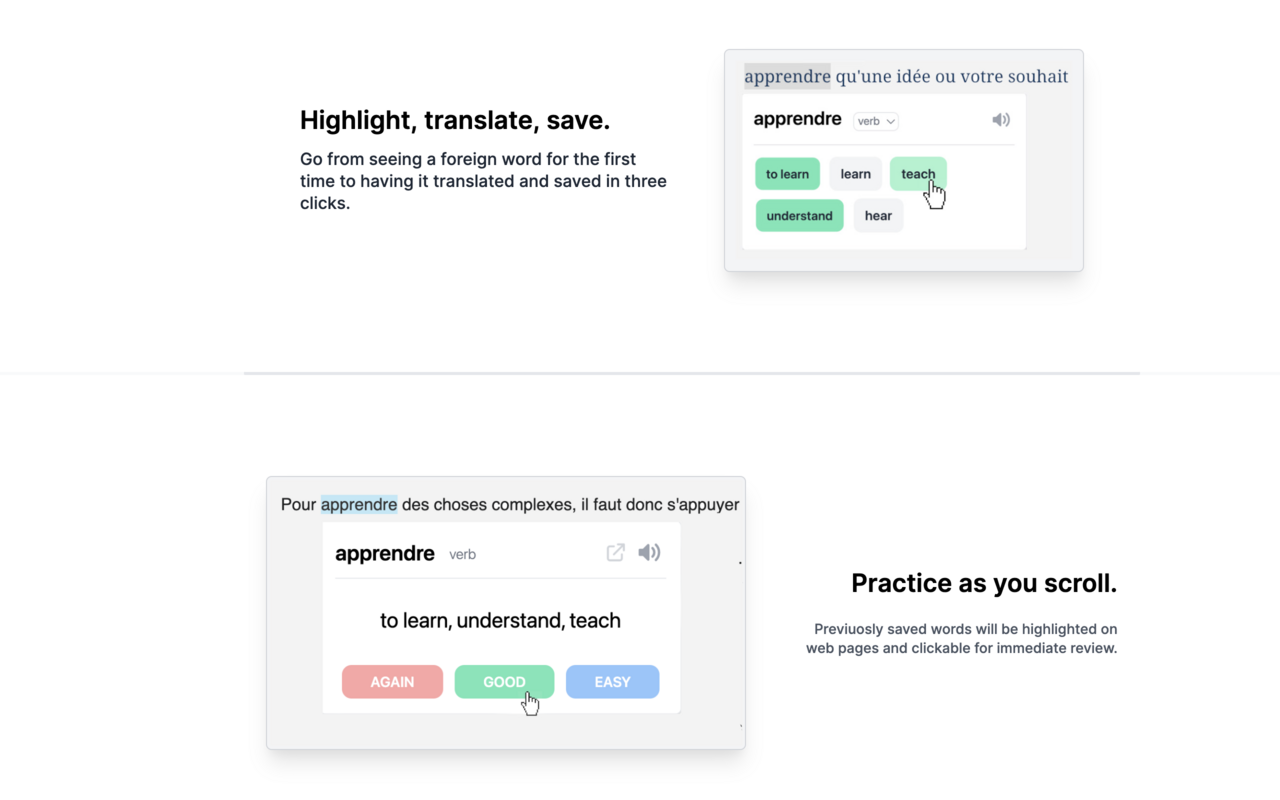 Masterlingo - Learn languages as you scroll