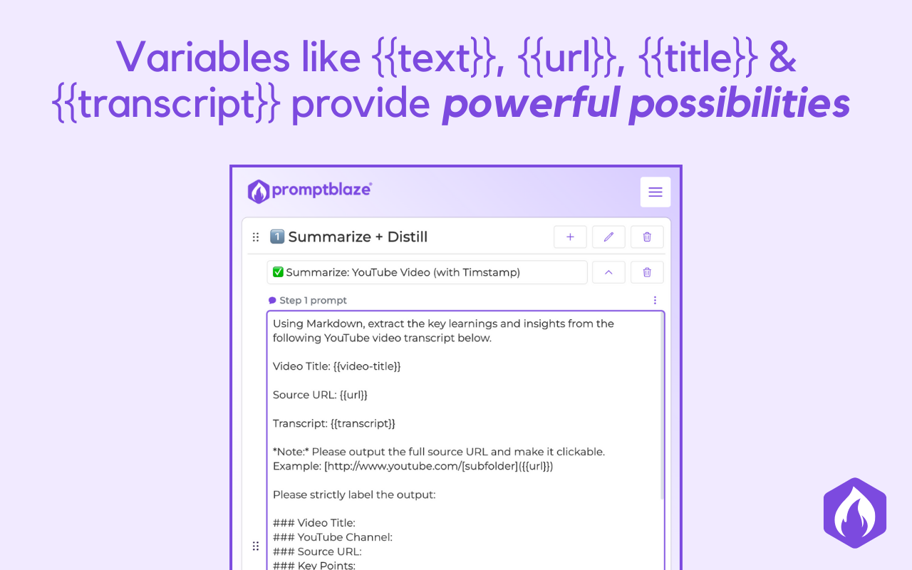 Prompt Blaze — AI Prompt Chaining Simplified
