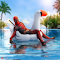 Deadpool Swimming Pool Live Wallpaper New Tab
