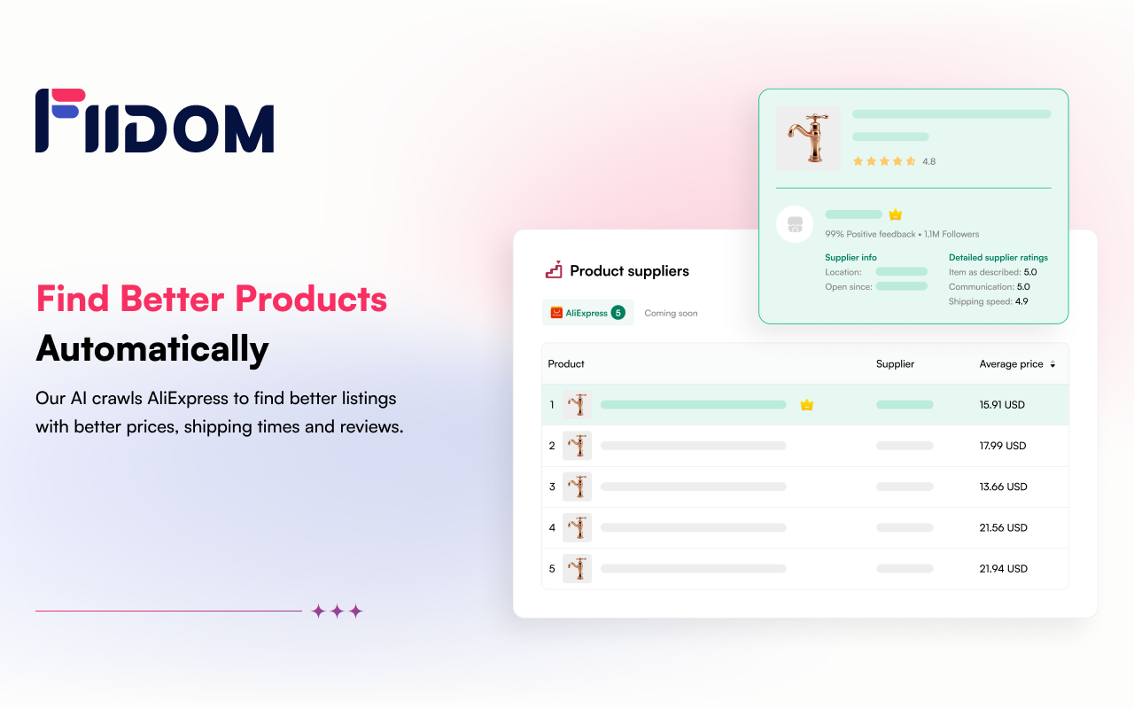 Fiidom - AI-Powered Solution for eCommerce