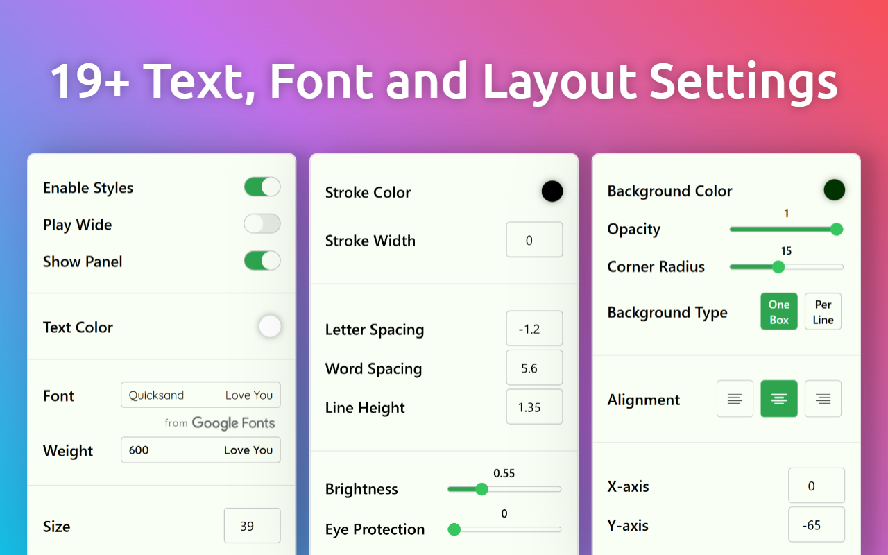YouCaption: 自定义 YouTube 字幕字体和样式