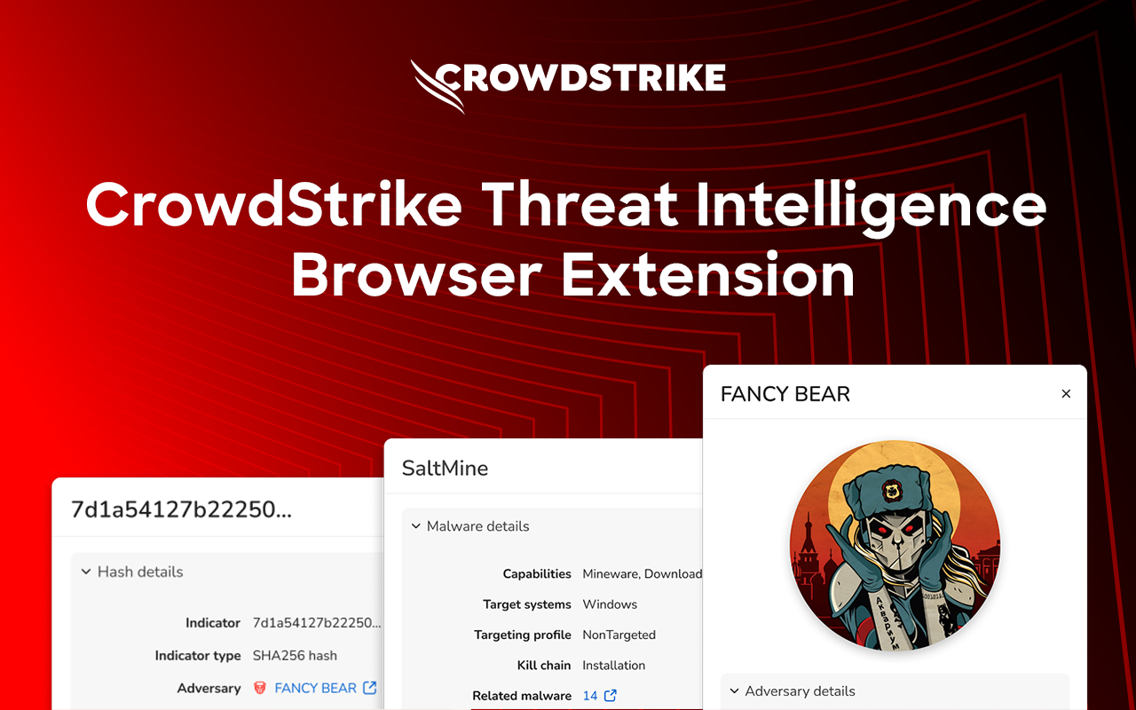 CrowdStrike Threat Intelligence Browser Extension