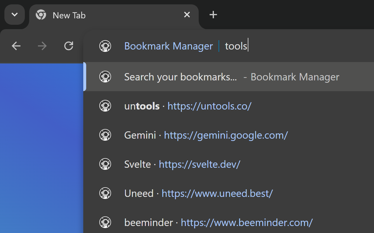 Bookmark Manager