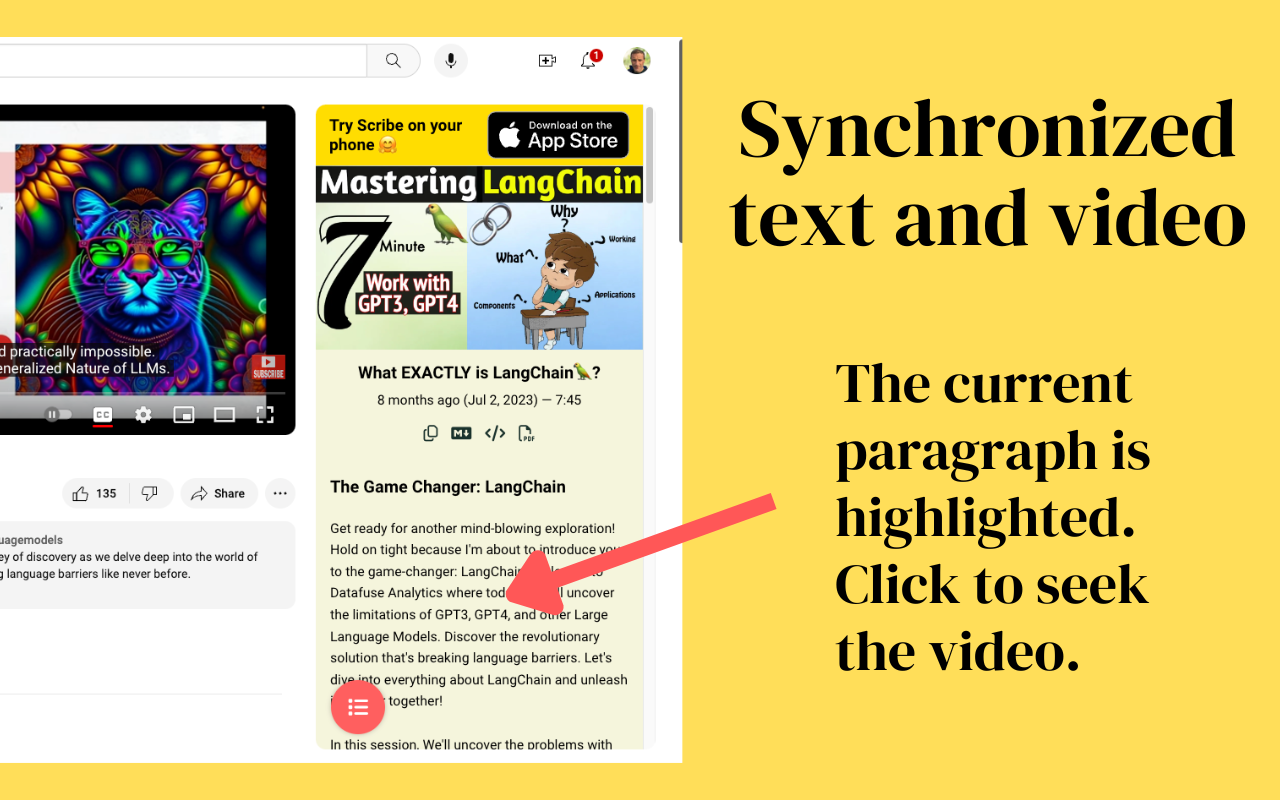 Scribe - Instant YouTube Transcripts