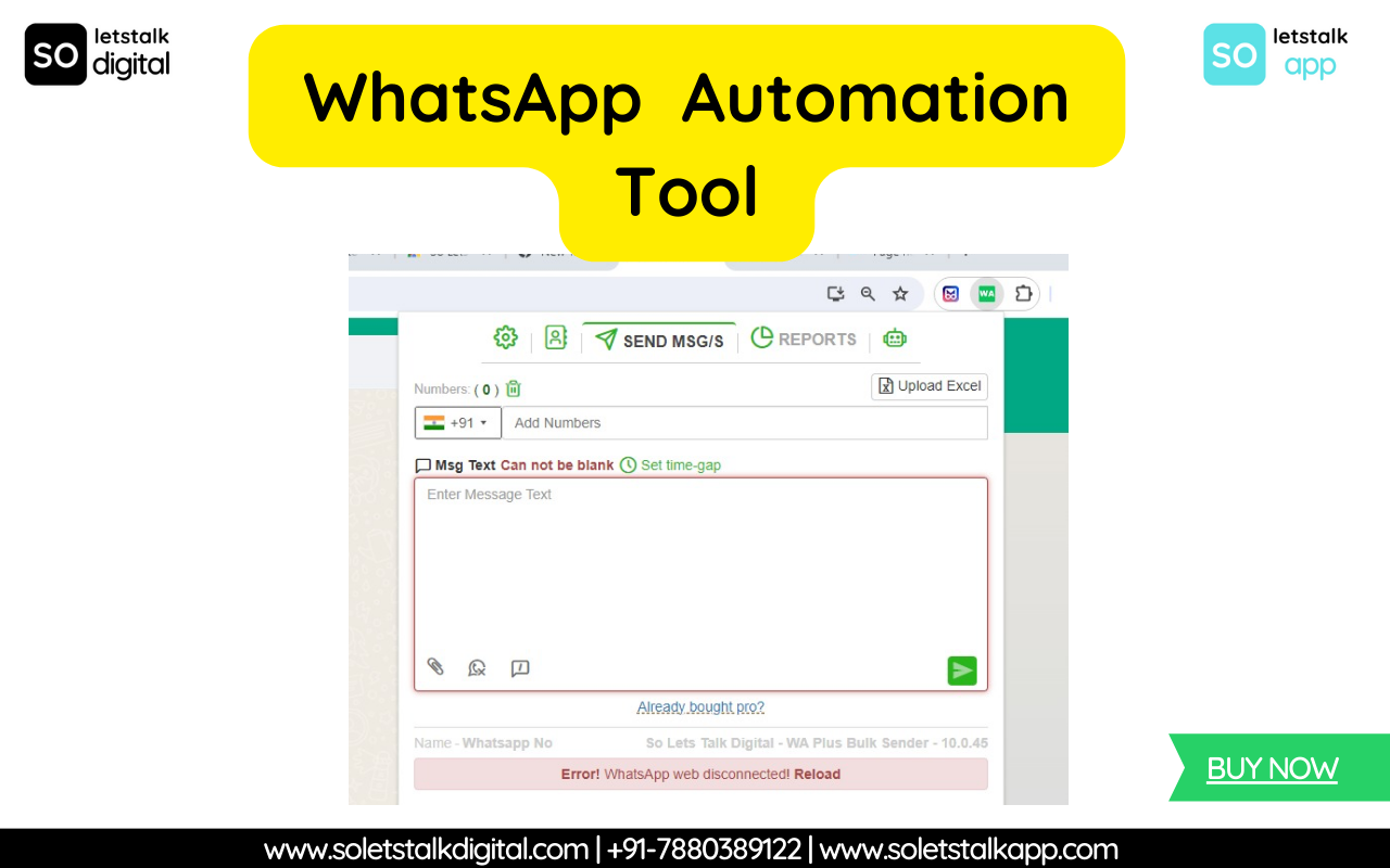 So Lets Talk Digital - WA Sender