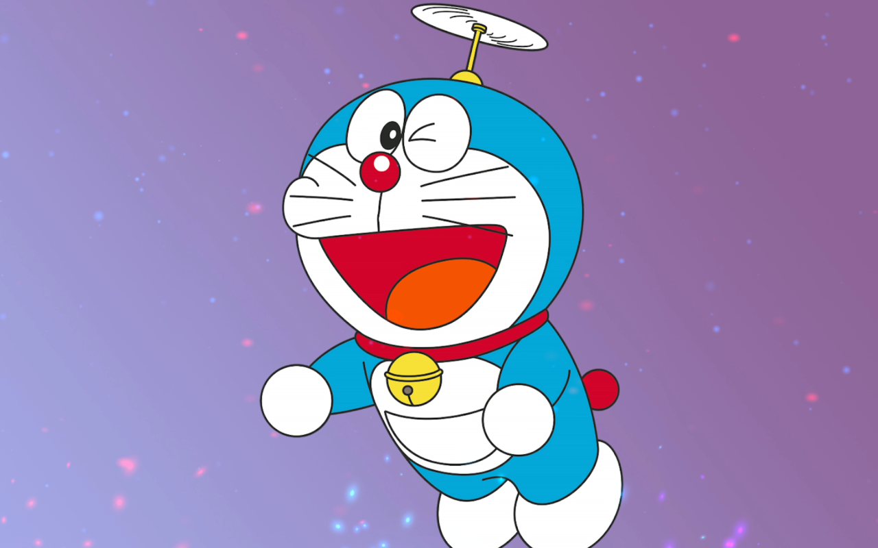 Doraemon Fly Live Wallpaper New Tab