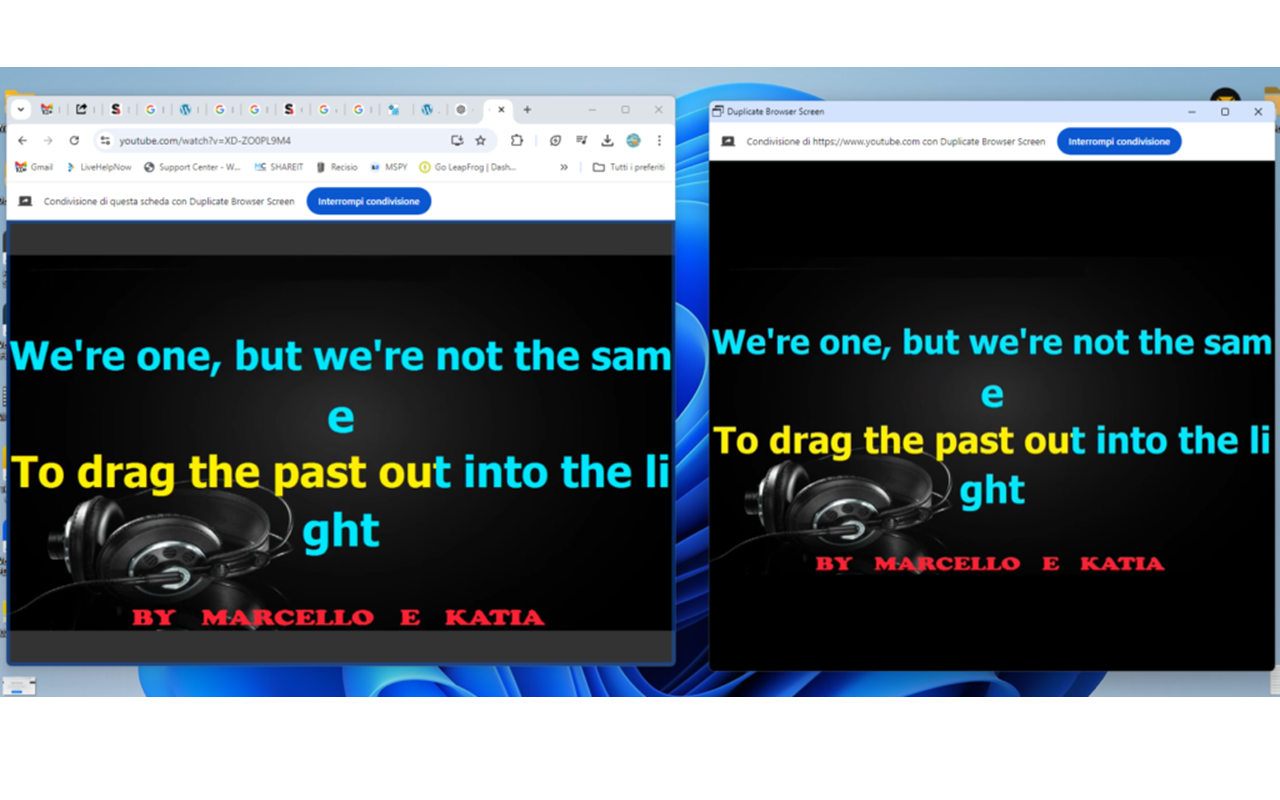 Duplicate Browser Screen