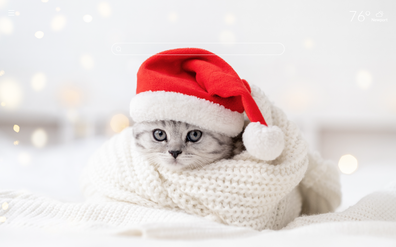 White Christmas Countdown HD Wallpapers Theme