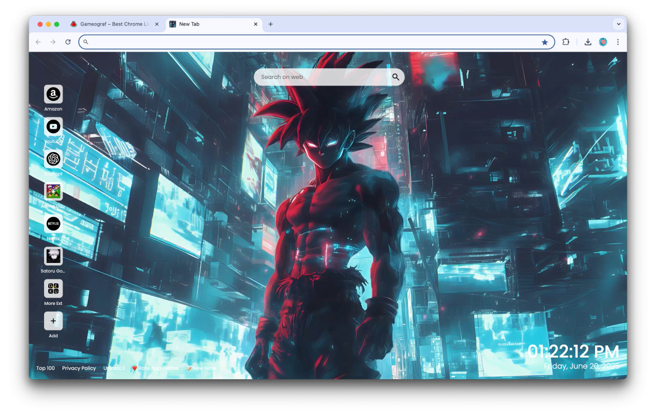 Cyberpunk Son Goku Live Wallpaper