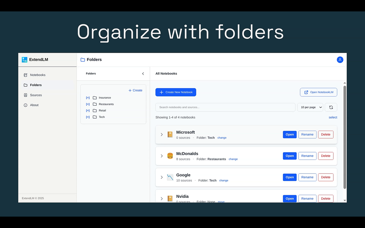 ExtendLM - NotebookLM Extension