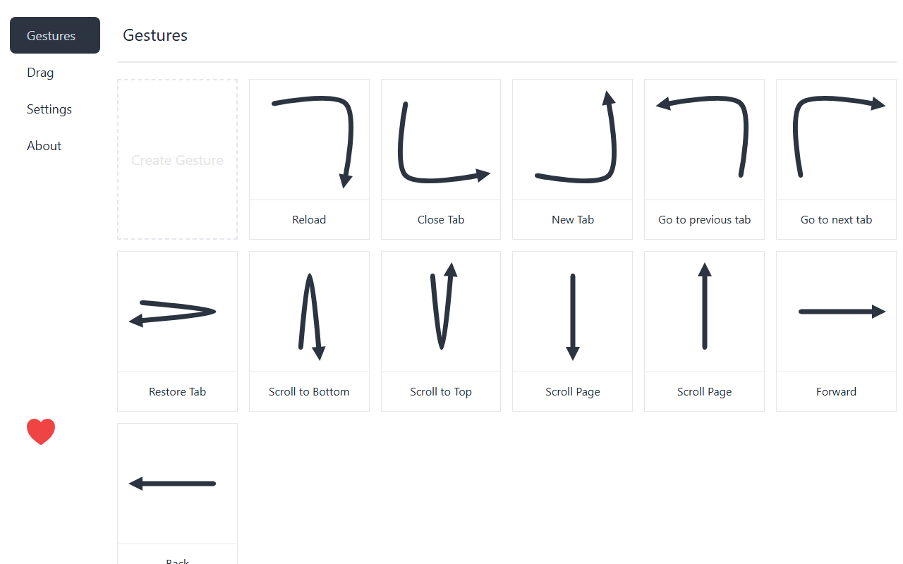 Mouse Gestures – Right-Click Gestures & Drag Actions