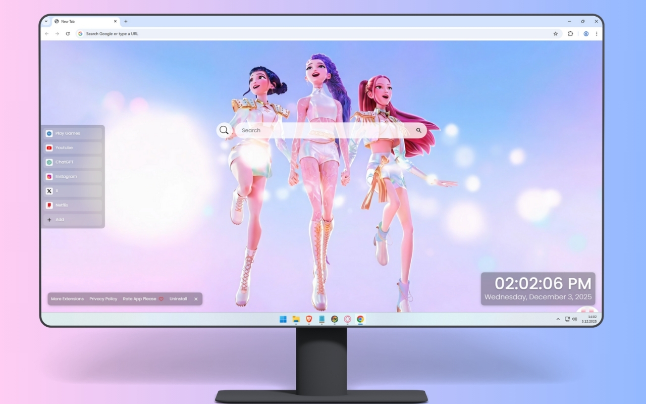 KPop Demon Hunters Huntrix Live Wallpaper