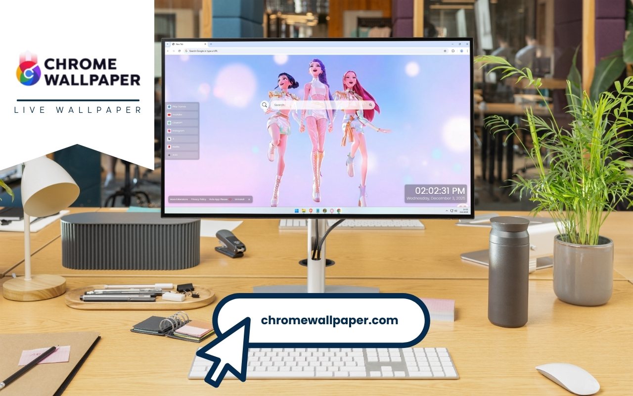 KPop Demon Hunters Huntrix Live Wallpaper