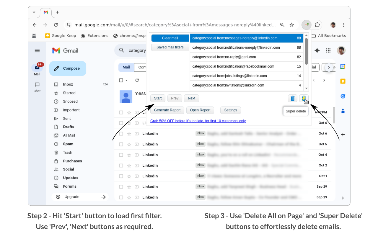 Clear Mail for Gmail: Privacy first email cleaning