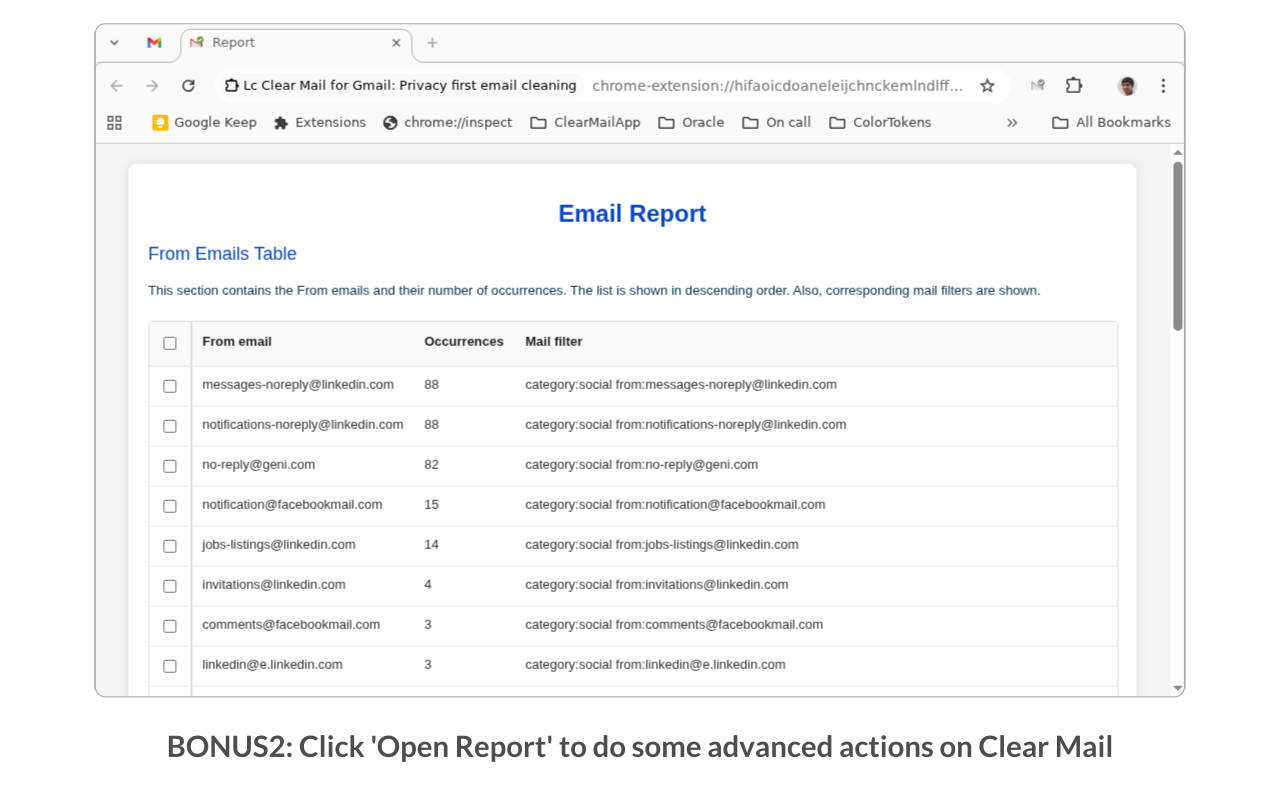 Clear Mail for Gmail: Privacy first email cleaning