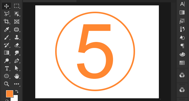 ps符号数字怎么画