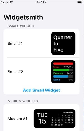 widgetsmith怎么添加到桌面