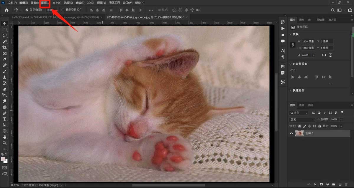 ps如何去掉边缘杂色