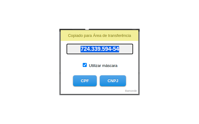 Gerador de CPF e CNPJ