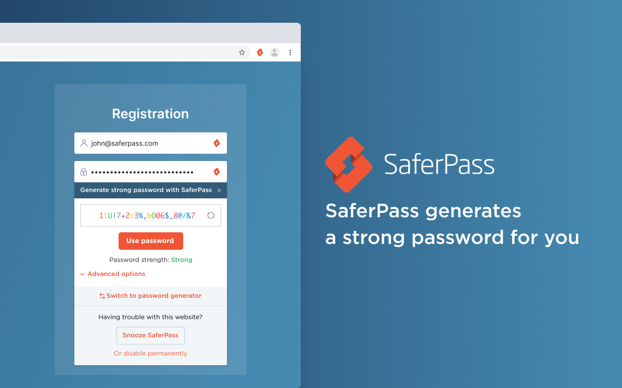 SaferPass: Password Manager