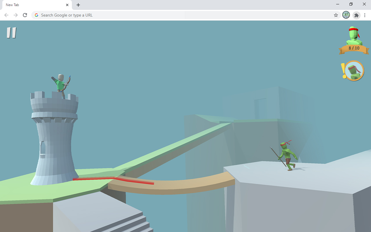 Archery Castle Defense Game