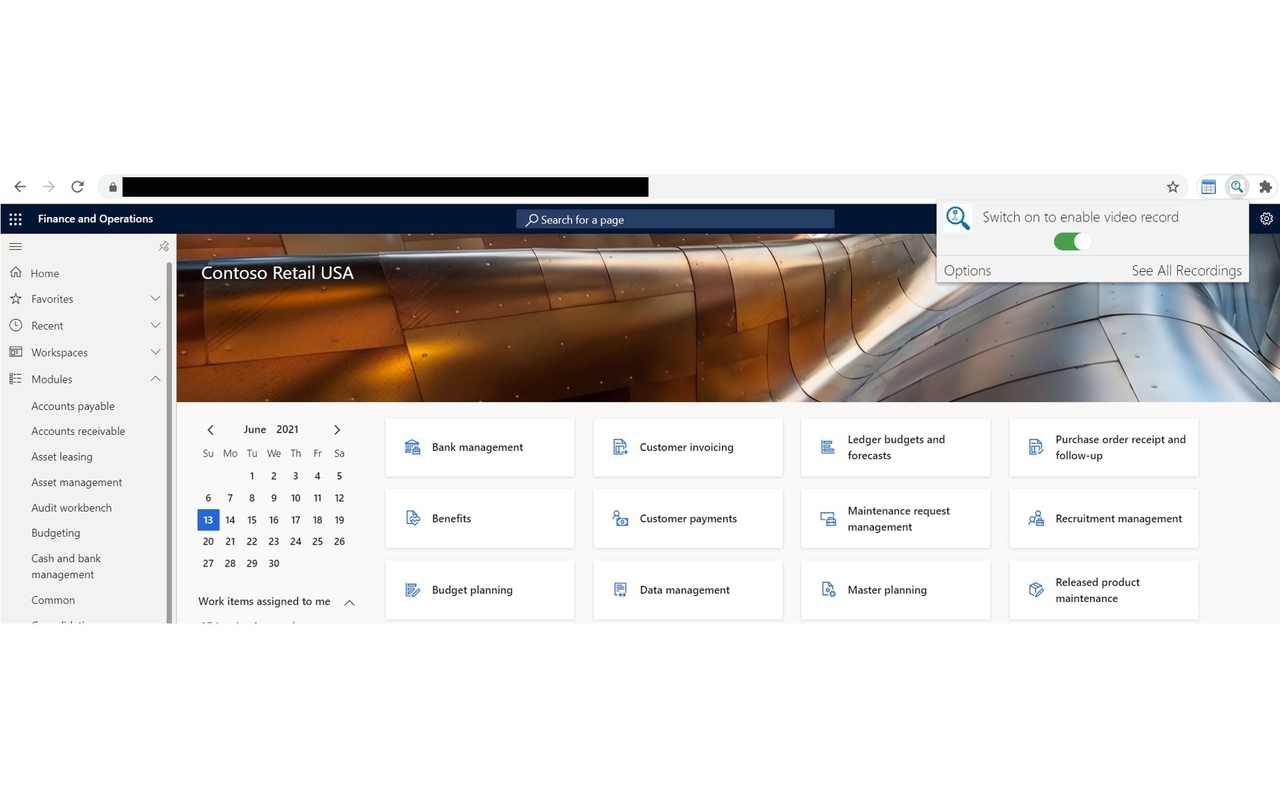 D365 F&O Task Recorder Screenshots and Video