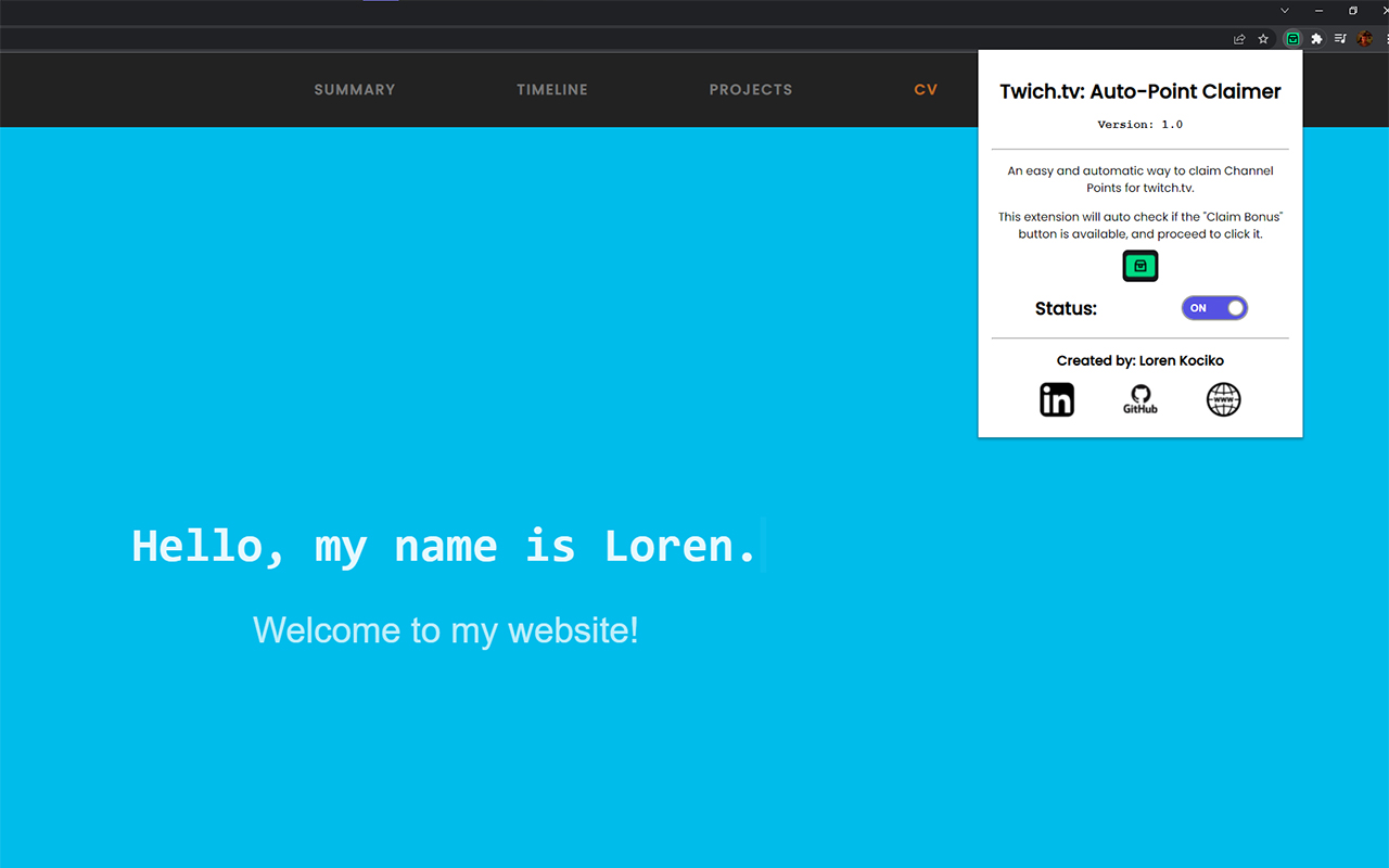 Twich.tv: Auto-Point Claimer