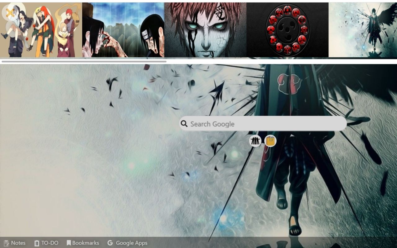 Naruto Shippuden Wallpaper New Tab Theme