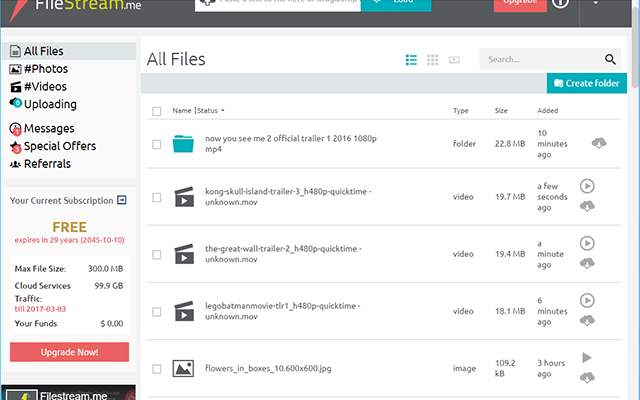 FileStream.Me - official Chrome extension